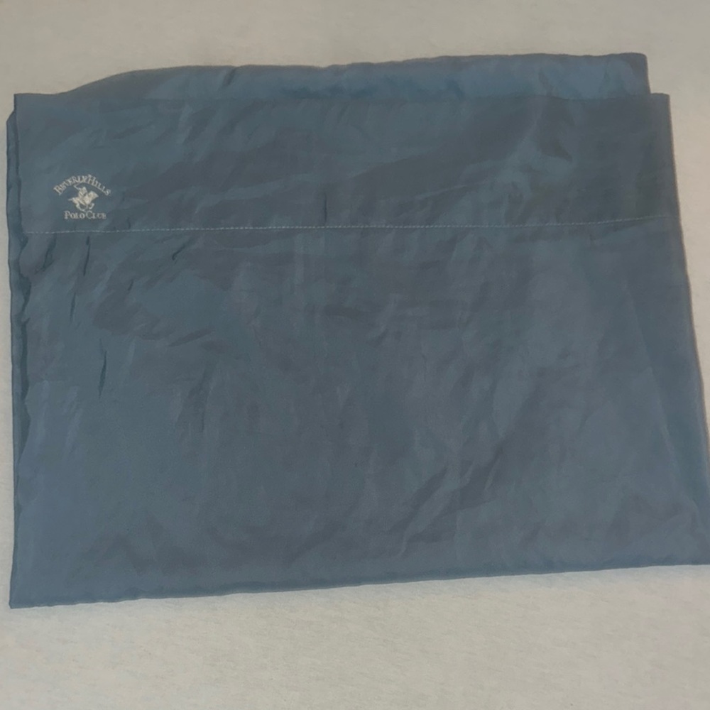 Home Bedding. Polo Ralph Lauren Blue Pillowcase.